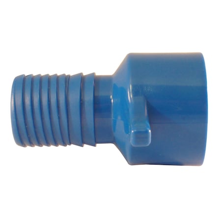Apollo 1 in. Polypropylene Blue Twister Insert x FPT ABTFA1